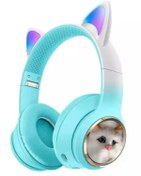 Resim Subzero SW90 Renkli Kedi Kulaklı Bluetooth Kulaklık | LED Işıklı, Kablosuz, Eğlenceli Tasarım 