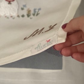 Resim Keten Puset Örtüsü Kuzu - Pembe 