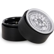 Resim Kosona 1/10 Rc Tırmanma Arabası İçin 1.9 İnç Metal Jant Seti - 2 Adet, Gümüş Renk, Trx4 Gen8 Mst Uyumlu 