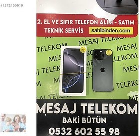 Resim Apple iPhone 16 Pro Max İkinci El TR | 256 GB | Siyah 