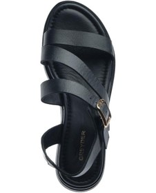 Resim Greyder 59265 Siyah Hakiki Deri Kadın Sandalet-926 Siyah 