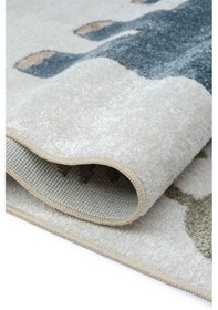 Resim Konfor Halı Konfor Bohem Kids Zoo Modern Dokuma Çocuk Halısı Çok Renkli 