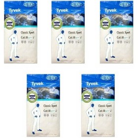 Resim Dupont Tyvek Classic Xpert - 500 Xpert Koruyucu Tulum (5Adet) 
