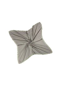 Resim Mim Eşarp Enba Pamuklu İğne Oyalı Namaz Ve Mevlüt Örtüsü 110x110 Cm Koyu Vizon 