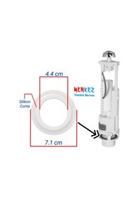 Resim Siamp Siamp Basmalı Rezervuar İç Takım Boşaltma Contası Diğer 