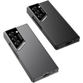 Resim Galaxy Z Fold 6 Uyumlu Kılıf Ultra İnce Kamera Korumalı Sert Rubber Zore 3. Seri Procase Kapak-titan Titanyum-gri 