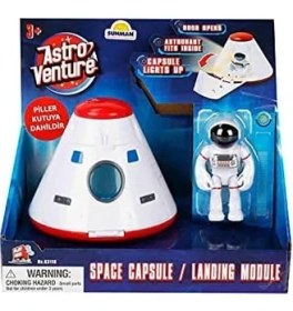 Resim Assess Store Astro Venture Işıklı Uzay Kapsülü Iniş Modülü 