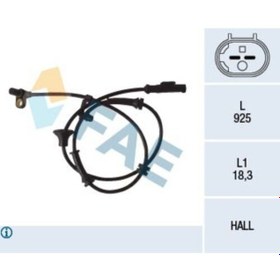 Resim Fae 78081 Abs Hız Sensörü Arka Sağ Sol C1 107 108 Aygo 05 895440h020 