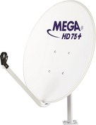 Resim Mega 75cm Ofset Çanak Anten - Kargo Ücretsiz MEGA