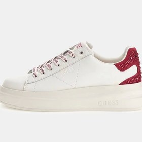Resim Guess Kadın Beyaz Elbina Hakiki Deri Sneaker 