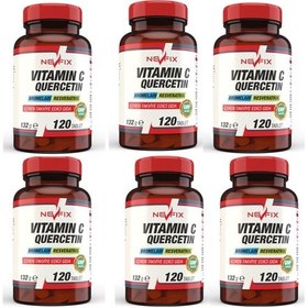 Resim Nevfix Vitamin C 2 Tablet 1000 MG 120 Tablet 6 Kutu C Vitamini 