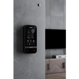 Resim AJAX Keypad Touchscreen Dokunmatik Ekranlı Tuş Takımı Siyah 