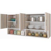 Resim Kenzlife hazır mutfak vesper crd 060*120*32 mutfak banyo dolabı k 