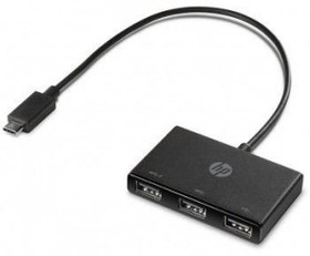 Resim Hp Usb C To Usb A Hub Siyah Z6a00aa 