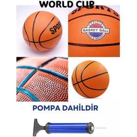 Resim 7 Numara Basketbol Topu,basket Topu Ve Pompa Şişirme Iğnesi 