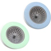 Resim 2'li Lavabo Gider Süzgeci, Lavabo İçin Silikon, Silikon 
