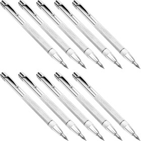 Resim Explosion1 10 Adet Tungsten Karbür Scriber Mıknatıslı Alüminyum Dribriber Seramik Cam Mermer Için Klipli Klipli Gravür Kalemi (Yurt Dışından) 