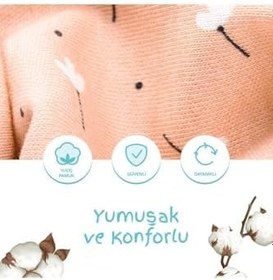 Resim Sevi Bebe 0-3 Ay Desenli Yeni Sezon Kundak Pamuk Yeni 