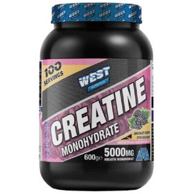 Resim West Nutrition Kreatin Monohdirat Böğürtlen 100 Servis 600 gr 