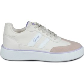 Resim Jump 28146 Beyaz - Pembe Kadın Sneaker Günlük Spor Ayakkabı 