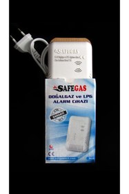 Resim SAFEGAS Sg-03 Gaz Alarm Cihazı Dedektörü Gazmer Onaylı Ce Belgeli 