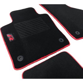 Resim Volkswagen Oto Halı Paspas Golf 7 (5G) 2012–2020 Uyumlu R Line Sport Kaymaz & Şık Tasarım 