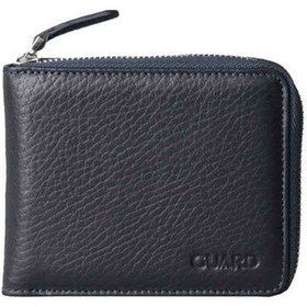 Resim Guard Lacivert Hakiki Deri Tam Fermuarlı Yatay Model Mini Cüzdan // Grd260226wt1684 Diğer 