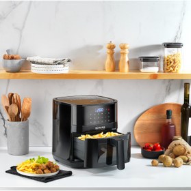 Resim Schafer Thermochef XL Look Dijital Airfryer/Sıcak Hava Fritözü 