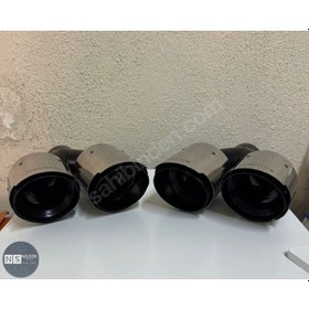 Resim Egzoz Ucu Üniversal Çiftli 100mm Akrapovic 