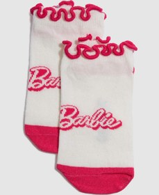 Resim DeFacto Barbie 3lü Pamuklu Patik Çorap Kız Çocuk F4198A8NS 