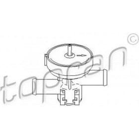 Resim Topran Kalorifer Musluğu Valfi Astra F 1.4-1.6-1.7-Corsa B 1.4-1.6-Omega B 2.0-2.2-2.5-Tigra 1.4-1.6 