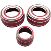 Resim 2014-2019 Chevy C7 Corvette Alüminyum Kaplama İç Aksesuarları İçin Araç Kadran Çubuğu Dekorasyon Halkası 