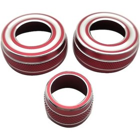 Resim 2014-2019 Chevy C7 Corvette Alüminyum Kaplama İç Aksesuarları İçin Araç Kadran Çubuğu Dekorasyon Halkası 