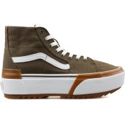 Resim Vans Ua Sk8 Hi Tapered Stacked Kadın Günlük Ayakkabı VN0005U2DOL1 Kahverengi 