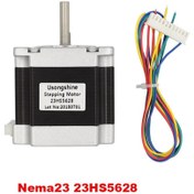 Resim Genel Markalar 23hs5628 Nema 23 Step Motor 12,6 Kg.cm 1,8 Derece 2.8a 