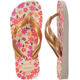 Resim Havaianas Kıds Flores Kız Çocuk Parmak Arası Terlik 4000052 4000052 1685 Altın 