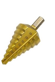 Resim Profisher Hss Çelik Metrik Adım Matkap Spiral Flüt 10-45mm Titanyum Kaplama 