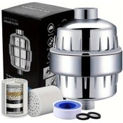 Resim Chuangyinshop Paslanmaz Çelik Duş Başlığı Filtresi Saç Ve Cilt Sağlığı İçin Suyu Arındırır 