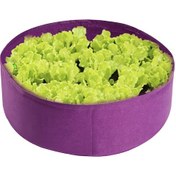 Resim Neevoyu Mor Dairesel Bitki Yetiştirme Çanta, 70cmx30cm, Kollü, Isı Ve Nem Dengesi, İç/ Dış Mekan, Felt Materyal 