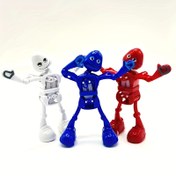 Resim 1 adet Rulo Oynayan Dans Eden Robot Oyuncak, Bir Şeyli Bölünmüş Oyuncak, Yaratıcı Rulo Dans Eden Bölünmüş Oyuncak, Mini Dans Eden Robot Rulo Oyuncak, Eğlenceli Sallanan Rulo Oyuncak, Tatiller İçin İlginç Bir Hediye. 