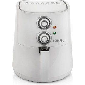 Resim Beyaz Sıcak Hava Fritözü, Sağlıklı ve Pratik Pişirme Cihazı 