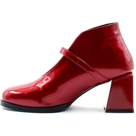 Resim Hakiki Deri Kadın Kalın Topuklu Bot 064sza230 001 