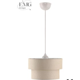 Resim Kumaş Başlık 2 Katlı Pasta Avize Yatak Odası Çocuk Odası 