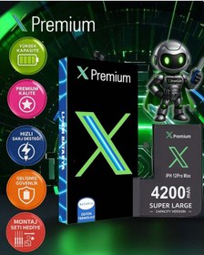 Resim Apple Uyumlu iPhone 12 Pro Max Batarya Pil Süper Yüksek Kapasiteli Güçlendirilmiş 4200 Mah Xpremium 