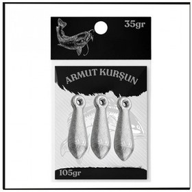 Resim 35gr - 105gr Paket Dip Kurşunu - Armut Olta Kurşunu - Sun.138 