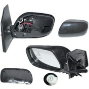 Resim Esse Otomotiv Corolla Uyumlu 03-06 Elektrikli isitmali 5 Fişli Sol Ayna - TYV-TYM1104DLE - 87906-02240 