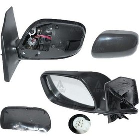Resim Esse Otomotiv Corolla Uyumlu 03-06 Elektrikli isitmali 5 Fişli Sol Ayna - TYV-TYM1104DLE - 87906-02240 