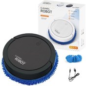 Resim Yeni Akıllı Süpürme Robotu İslak Ve Kuru Mop Makinesi Şarj Edilebilir Anlamak Black A Siyah 