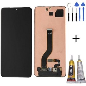 Resim Te Samsung Uyumlu S20 Plus G985 Uyumlu Oled Lcd Ekran + Montaj Seti 