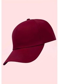 Resim Tezzgelsin Unisex Arkadan Ayarlanabilir Basic Beyzbol Kep Bordo 